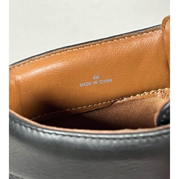 American Eagle Outfitters Womens Black Lace Up Lug Sole Boots Size 6 - Picture 8 of 9